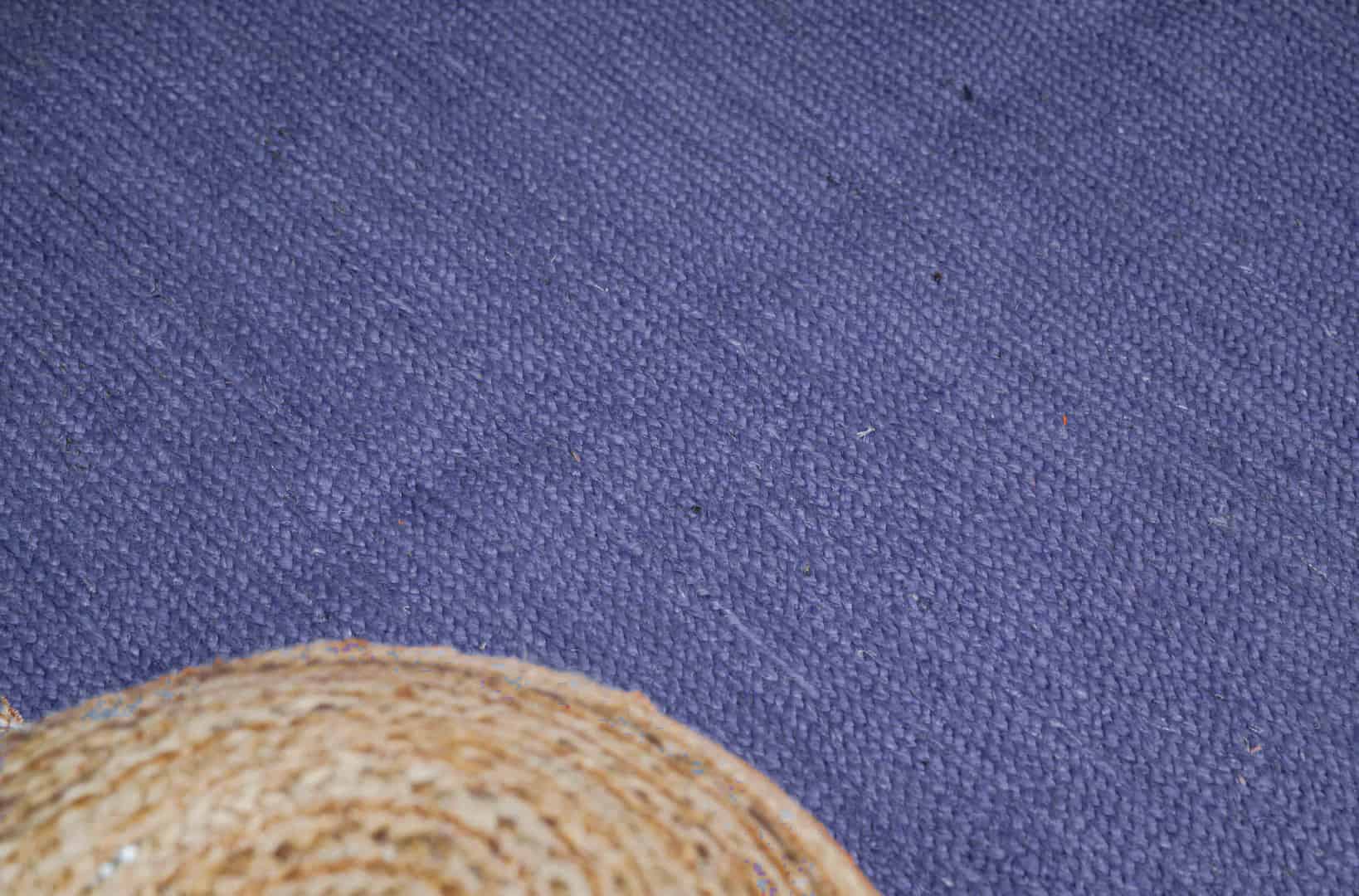 Beige Bordered Handmade Custom Color Jute Braided Rectangle Rug - Image 4