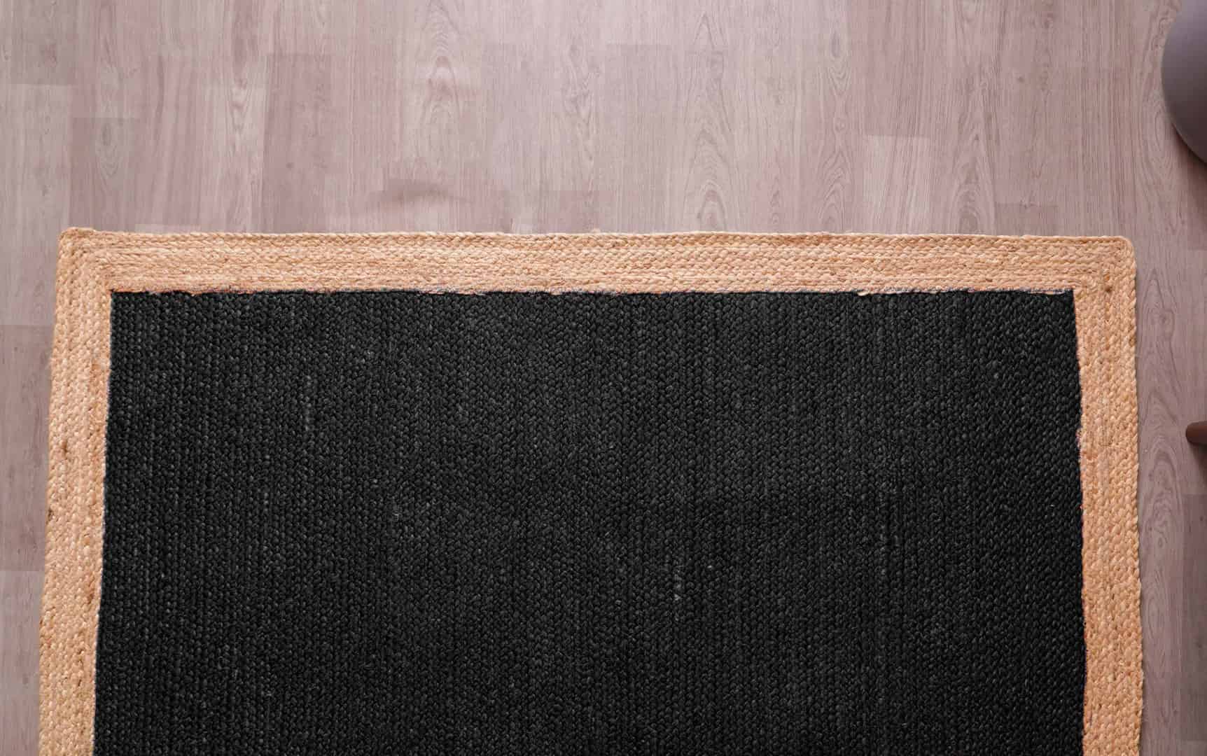 Custom Color with Beige Border Handmade Jute Braided Rectangle and Square Rug - Image 10