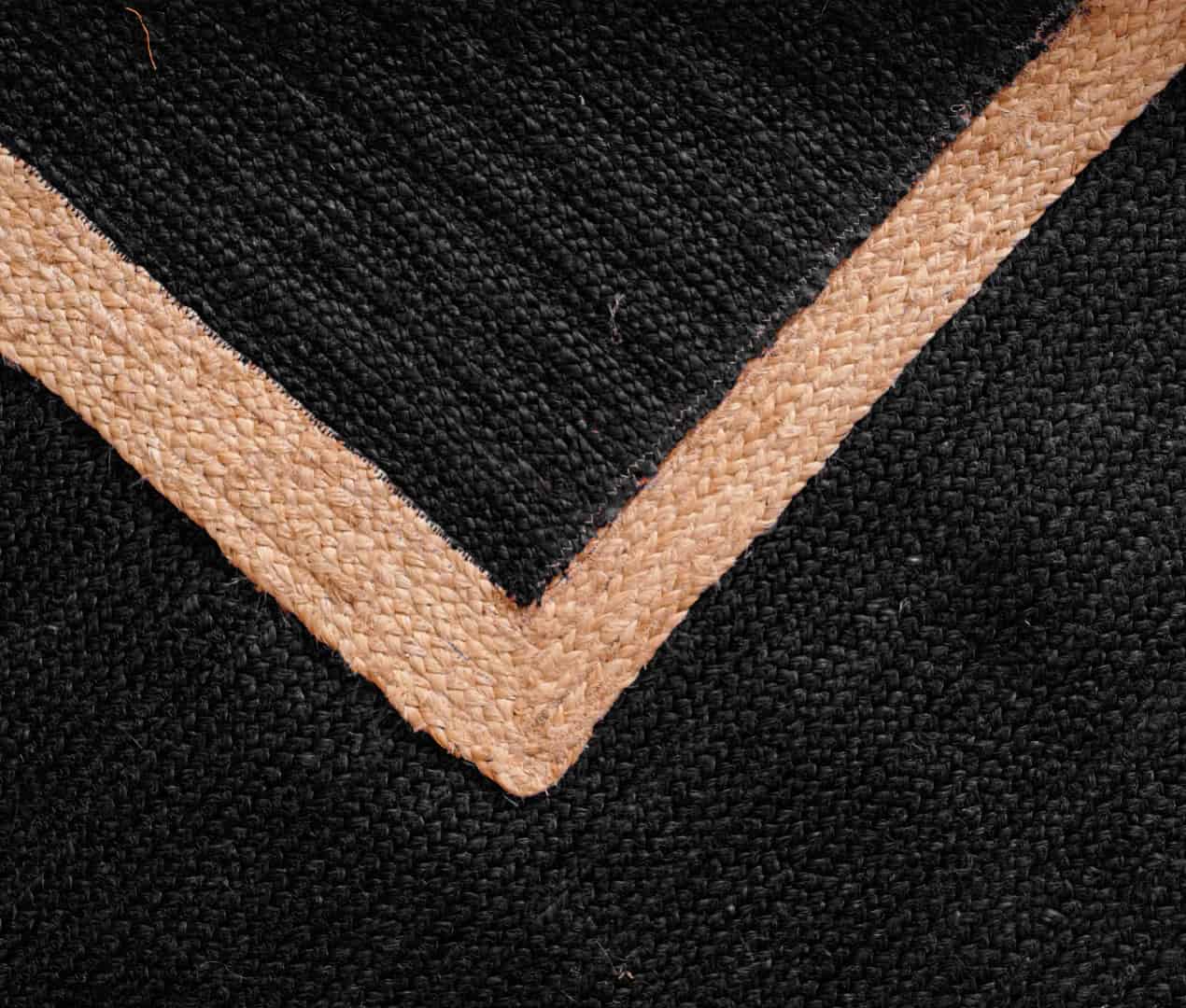 Custom Color with Beige Border Handmade Jute Braided Rectangle and Square Rug - Image 11