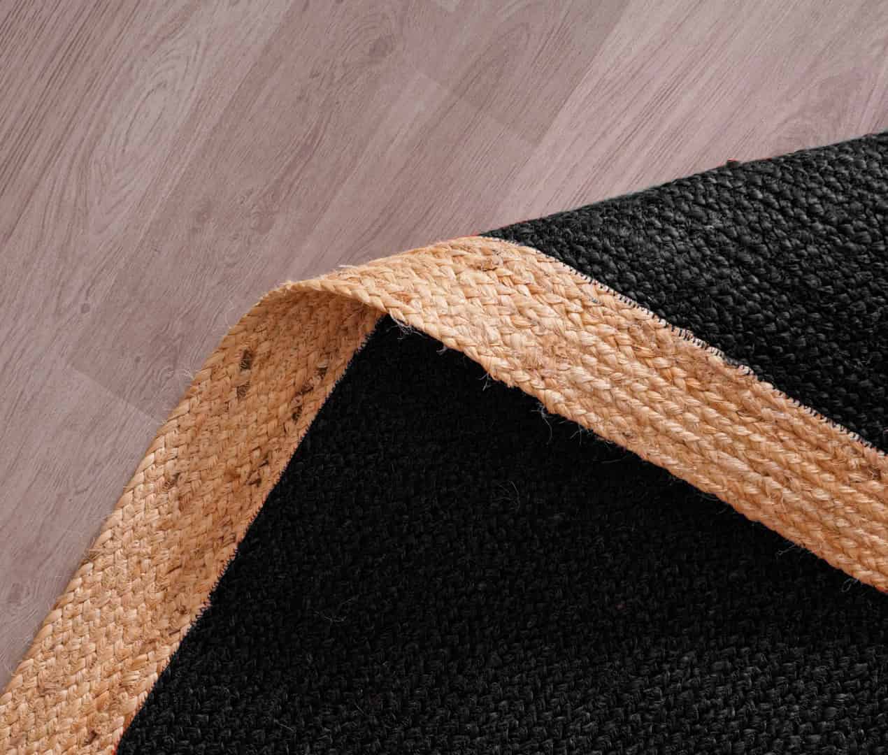 Custom Color with Beige Border Handmade Jute Braided Rectangle and Square Rug - Image 12