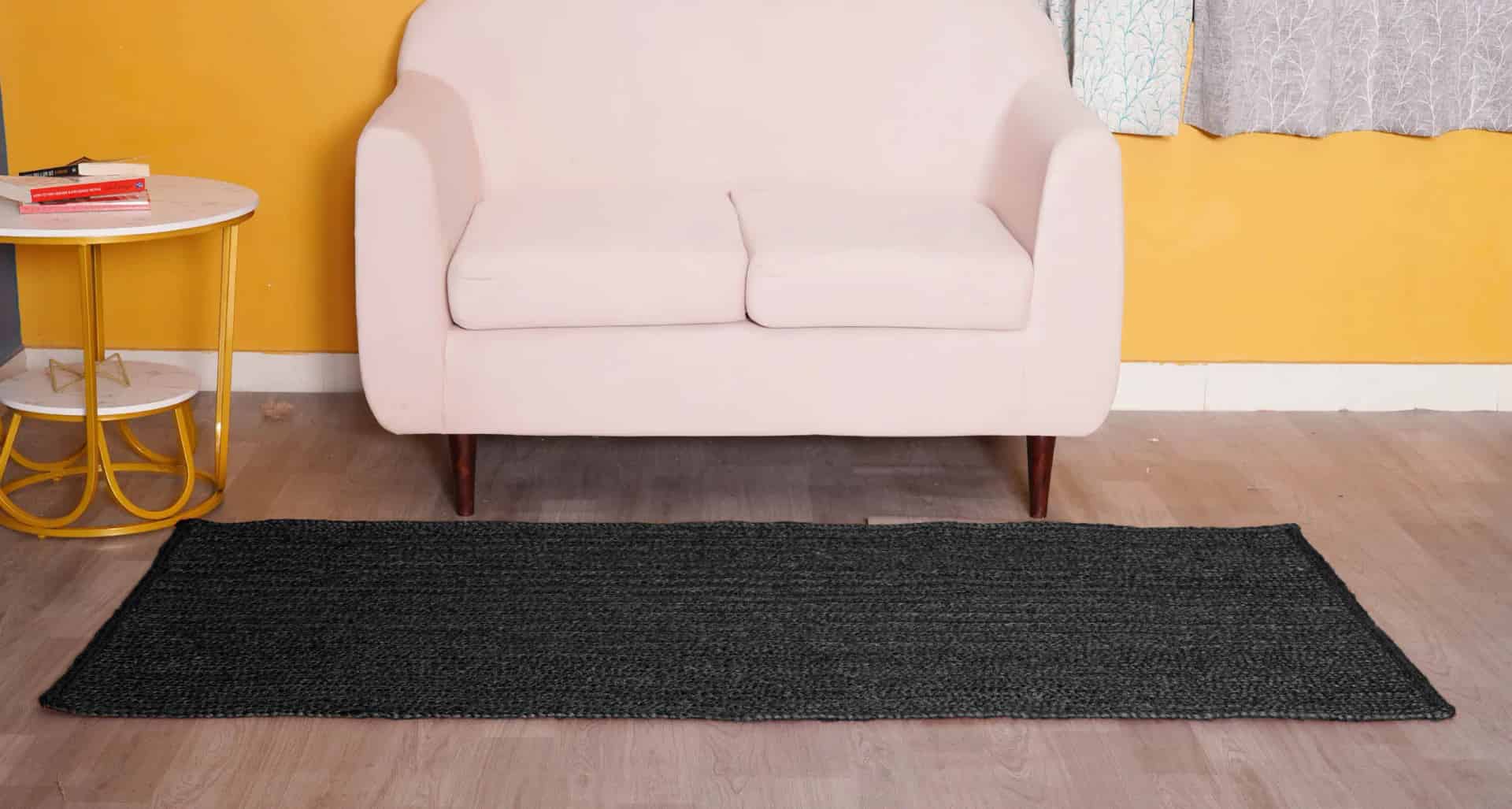 Hallway Entryway Bohemian Handmade Custom Color Jute Braided Runner Rug - Image 3