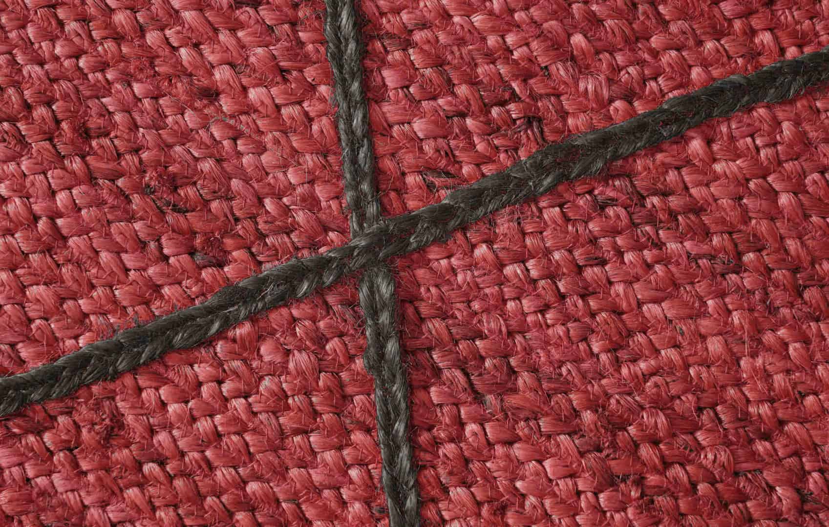 Home Decor Indoor Outdoor Handmade Color with Black Diamond Jute Braided Rectangle Rugs  - Image 4