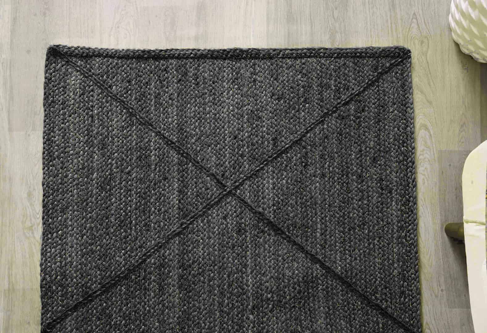 Custom Size and Color Large Eco Friendly Boho Handmade Jute Braided Runner Rug with Diamond Design - Image 2