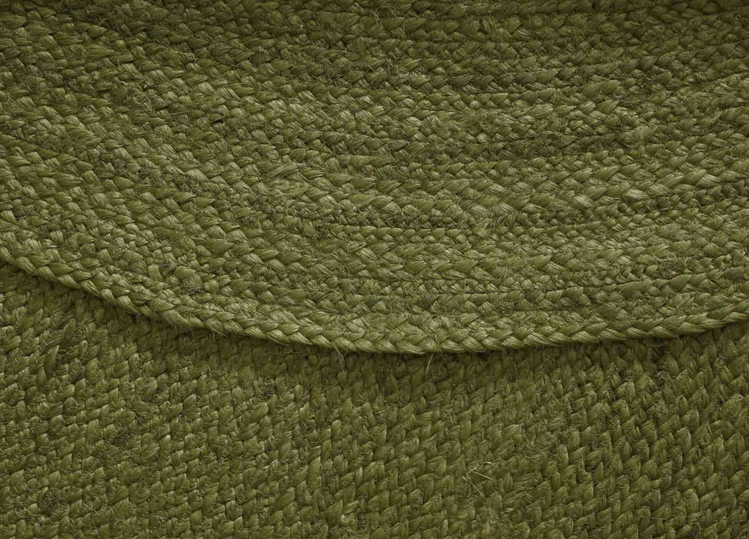 Indian Hand Braided Solid Color Round Jute Rug Home Decor Area Rugs - Image 7