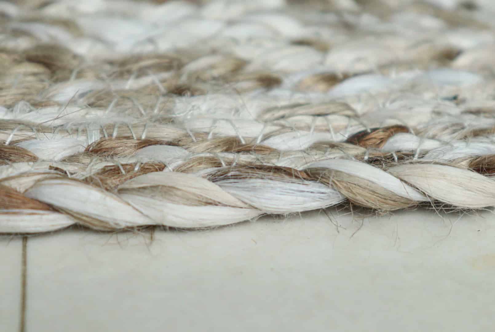 Customized Color Hand Braided Round Jute Rug  - Image 7