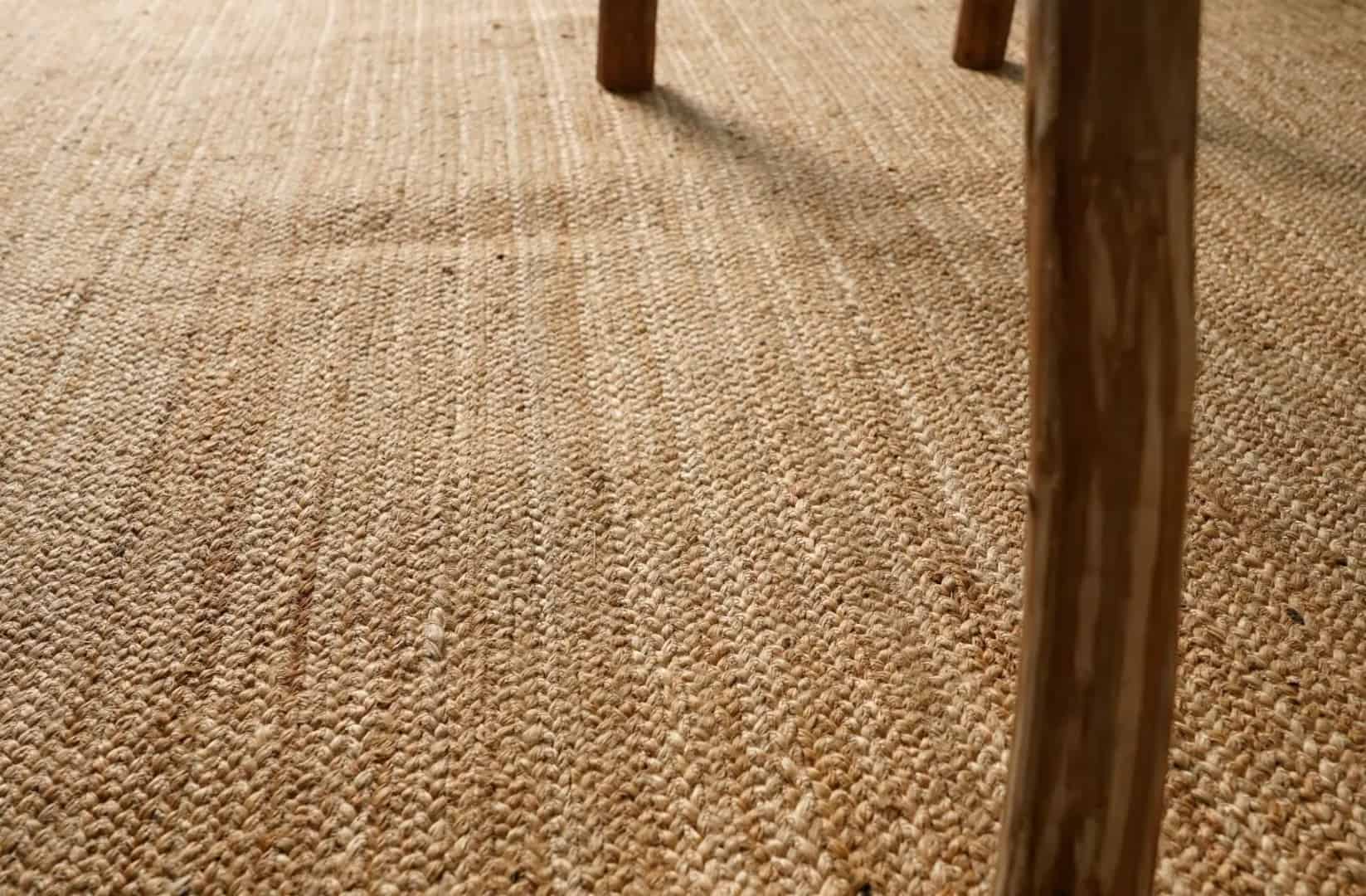 Hand Braided Bohemian Natural Rectangle Scalloped Jute Rug - Image 9