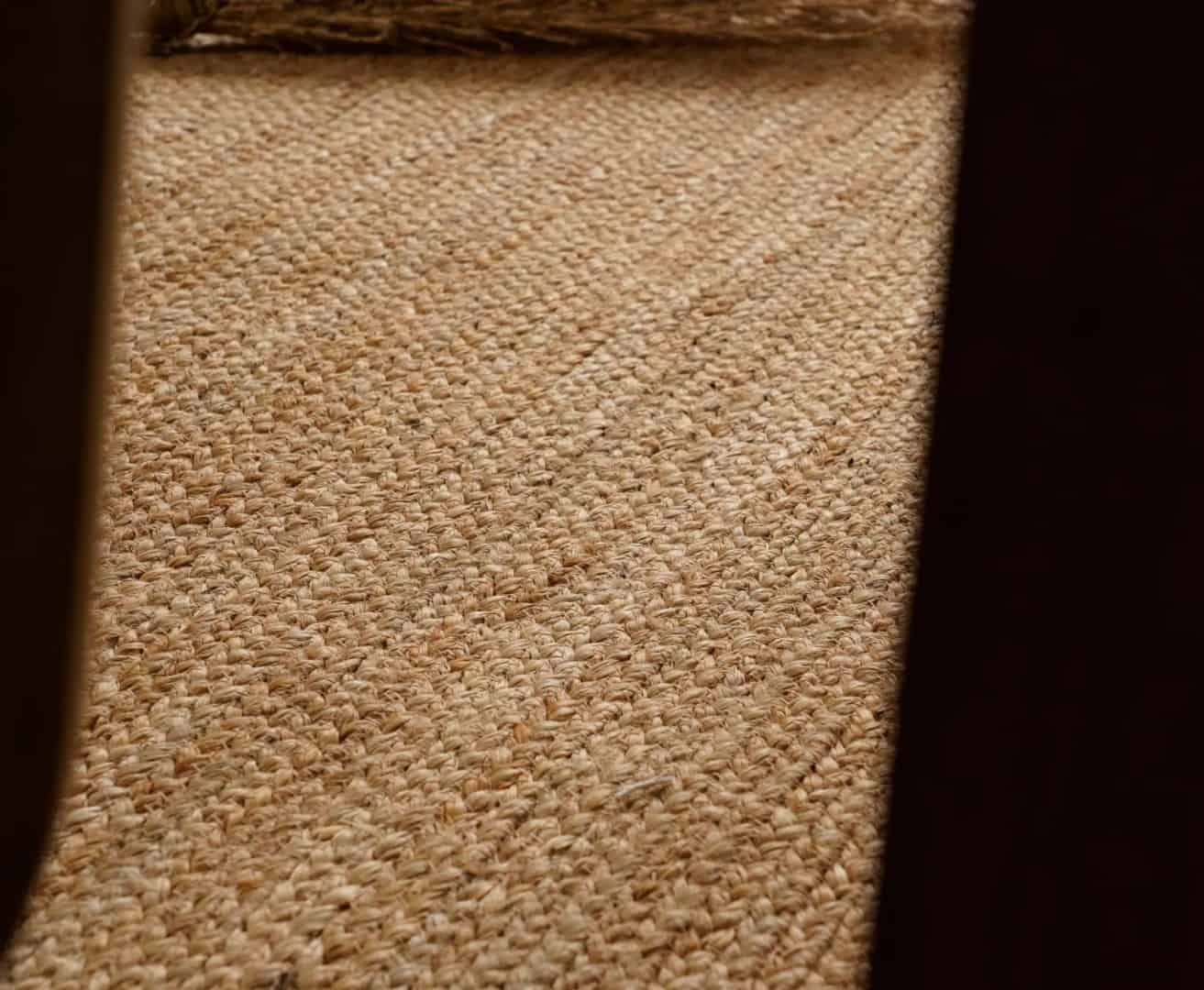 Indian Hand Braided Natural Solid Rectangle Jute Rug Natural Fiber Rug - Image 8