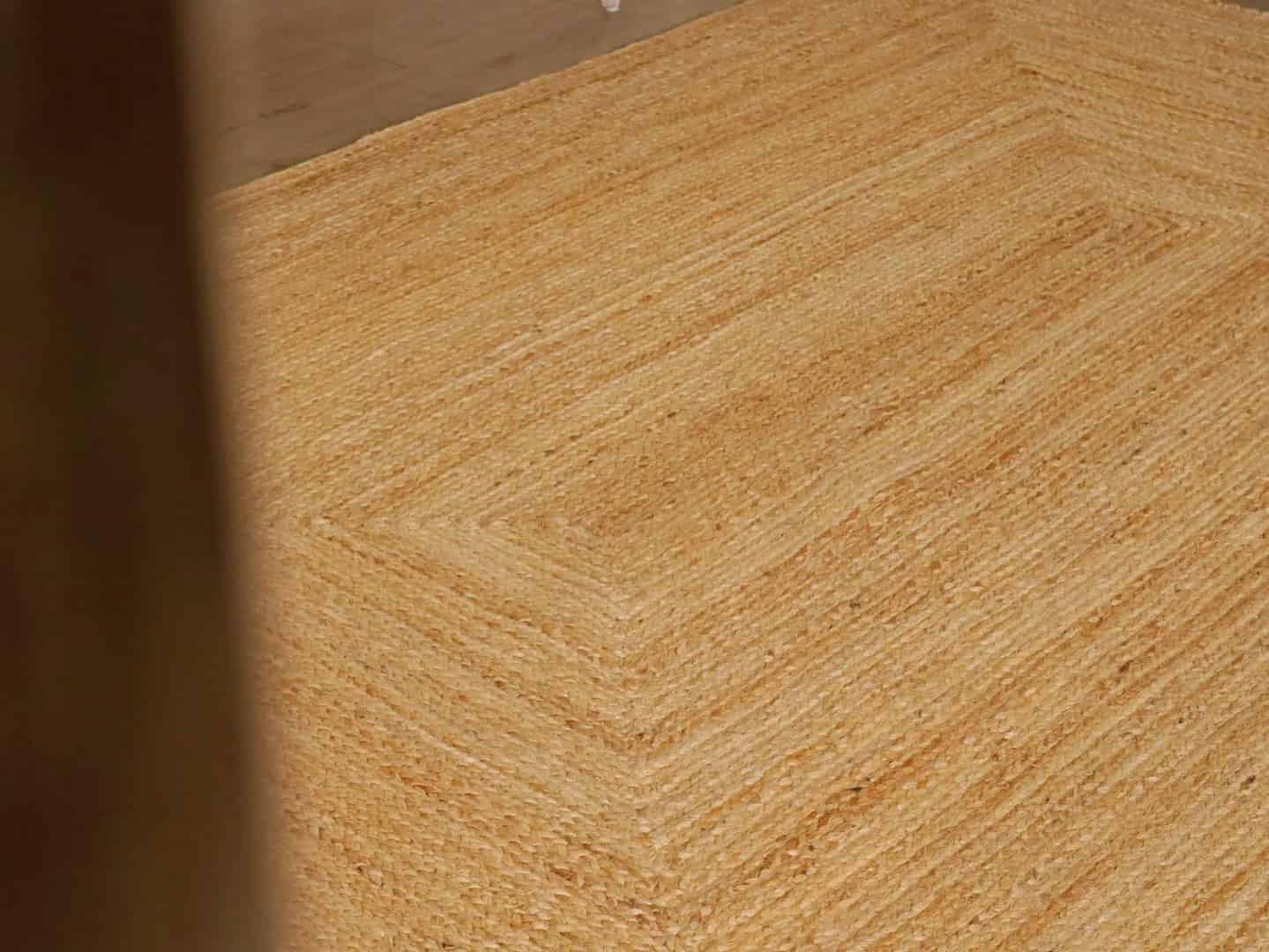 Indian Village Hand Braided Natural Bohemian Rectangle Jute Rug - Image 7