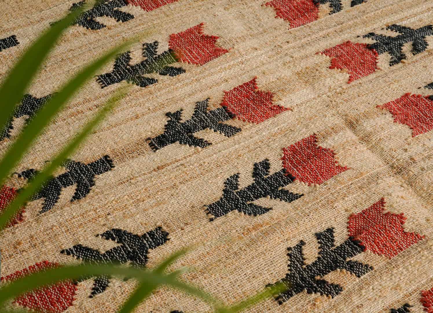 Indian Handmade Moroccan Cotton Jute Rug Large Area Rug For Living Decor Home Rug White Fringes Jute Rug Vintage Jute Area Rug  - Image 7