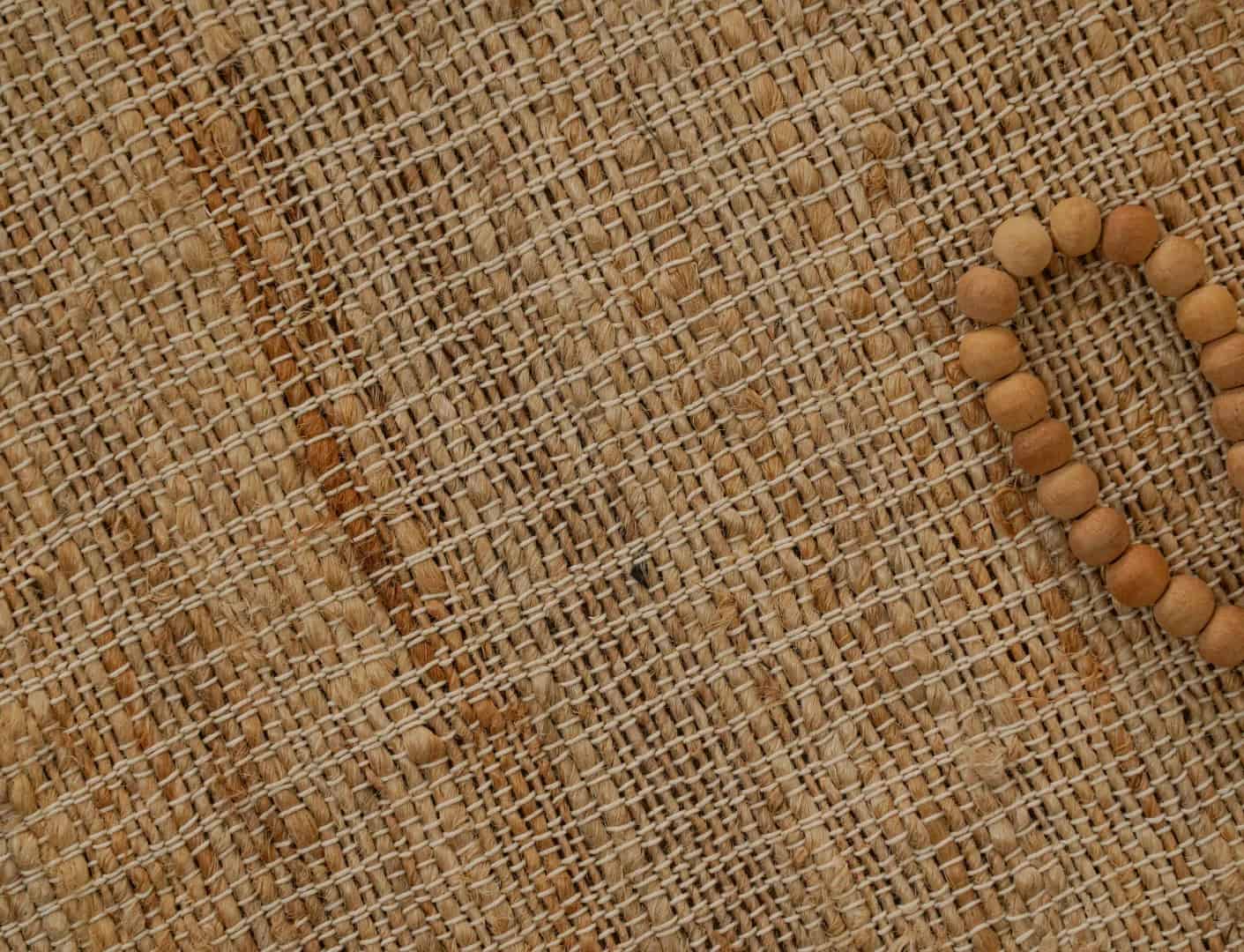 Indian Handmade Cotton Jute Dhurrie Bohemian Jute Rug Beige Jute Rug With White Pattern Rug Vintage Large Area Rug White Fringes Jute Rug Guestroom Decor Rug  - Image 8