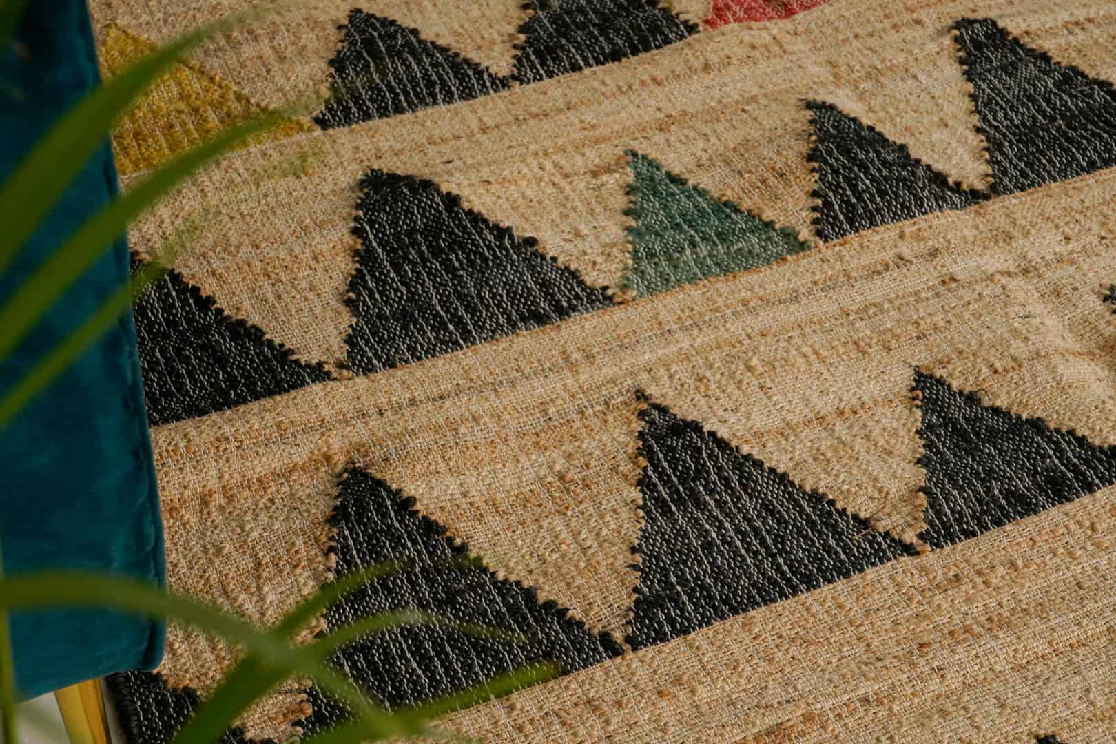 Natural Jute Handwoven Cotton Jute Rug White Fringes Jute Rug Decorative Jute Rug Large Area Jute Rug Entryway Jute Rug For Living Room Decor Rug  - Image 7