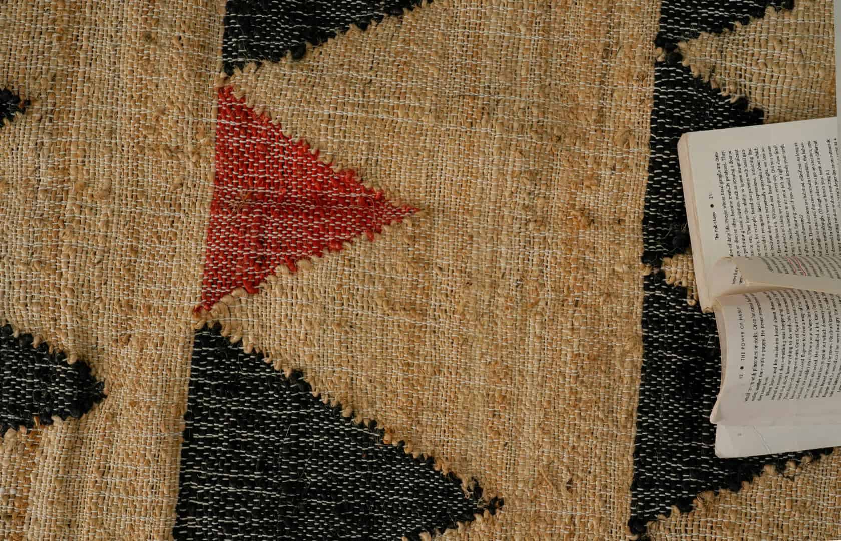 Natural Jute Handwoven Cotton Jute Rug White Fringes Jute Rug Decorative Jute Rug Large Area Jute Rug Entryway Jute Rug For Living Room Decor Rug  - Image 9