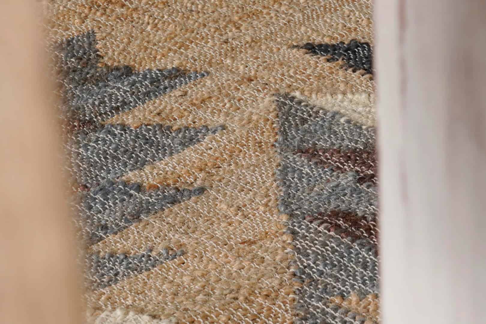 Custom Size Handwoven Cotton Jute Rug Rectangle Shape Rug Vintage Large Area Dhurrie Rug For Living Home Decorative Rug Bohemian Jute Rug Entryway Dhurrie  - Image 9