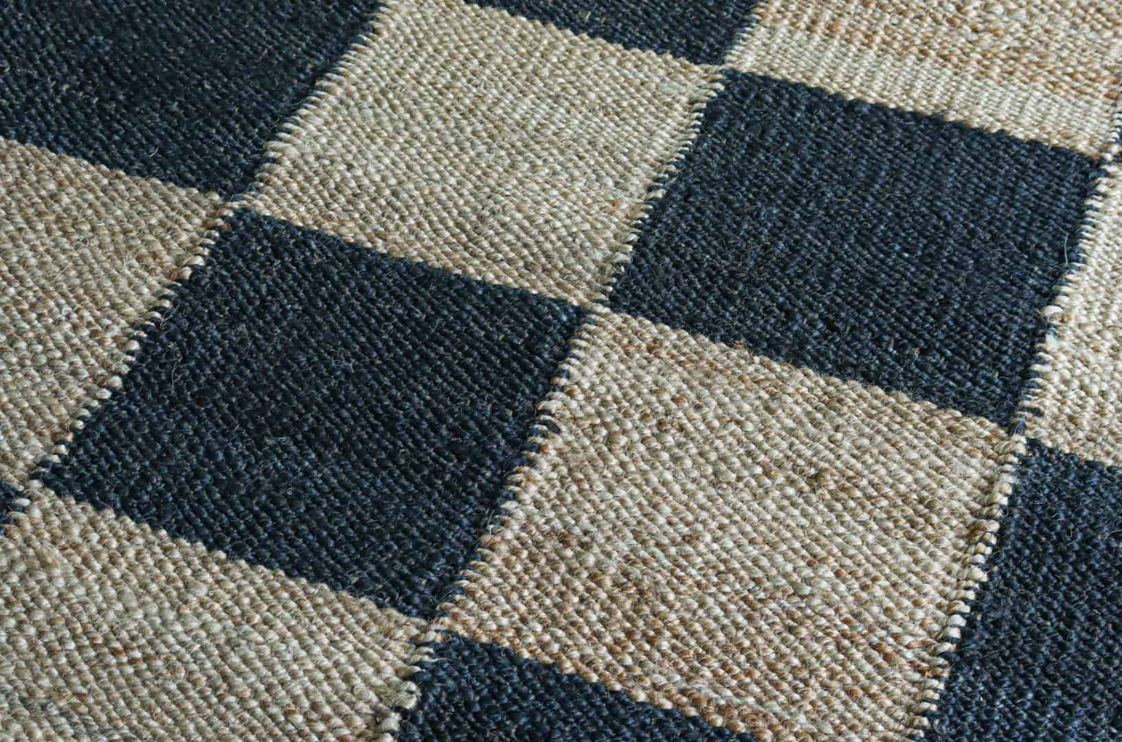 Stair Rectangle Black And Beige Box Design Rug For Hallway Extremely Long Rectangle Rug Boho Home Decor Hemp Rug Large Area Dhurrie Rug Bohemian Hemp Rug   - Image 9