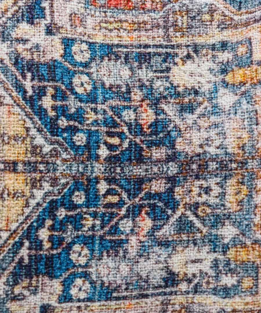 Indian Handmade Throw Blanket Bohemian Cloth Bed Cover With Tassels Hand-Loomed Block Print Cotton Sofa Throw Soft Cotton Throw For Living Decorative Blanket  - Image 4