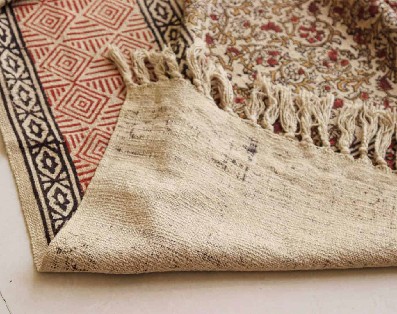 Indian Handmade Soft Cotton Throw Blanket Bohemian Handmade Throw Blankets and Throws Hand Loomed Cloth Soft Cotton Blanket Boho Ethnic Beach Towel Decor Sofa - Image 6