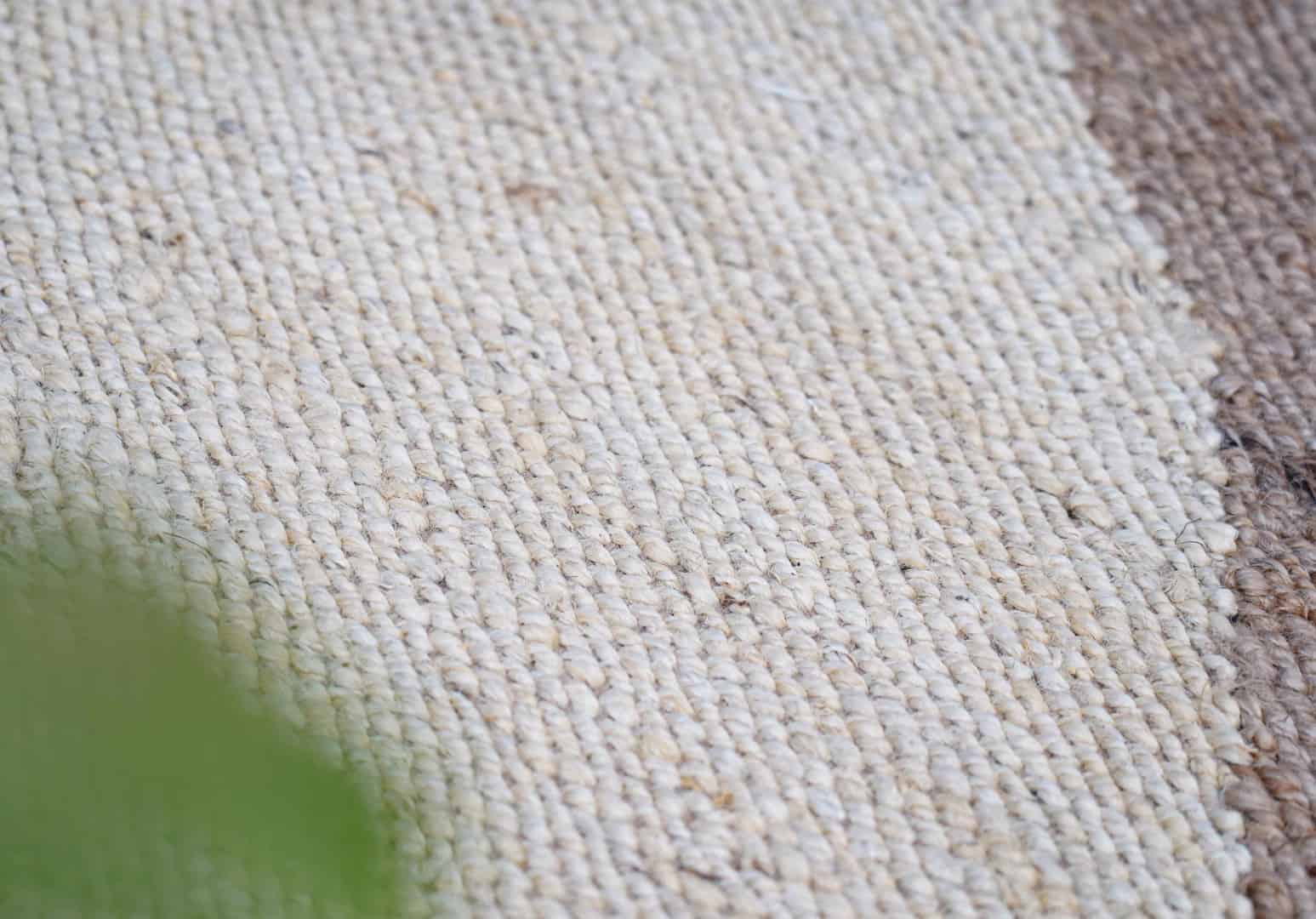 Hand Woven Beige Hemp With White Circle Pattern Hemp Rectangle For Hallway Decor Beautiful Hemp Rug For Living Room Area For Living Decor Home Rug  - Image 8