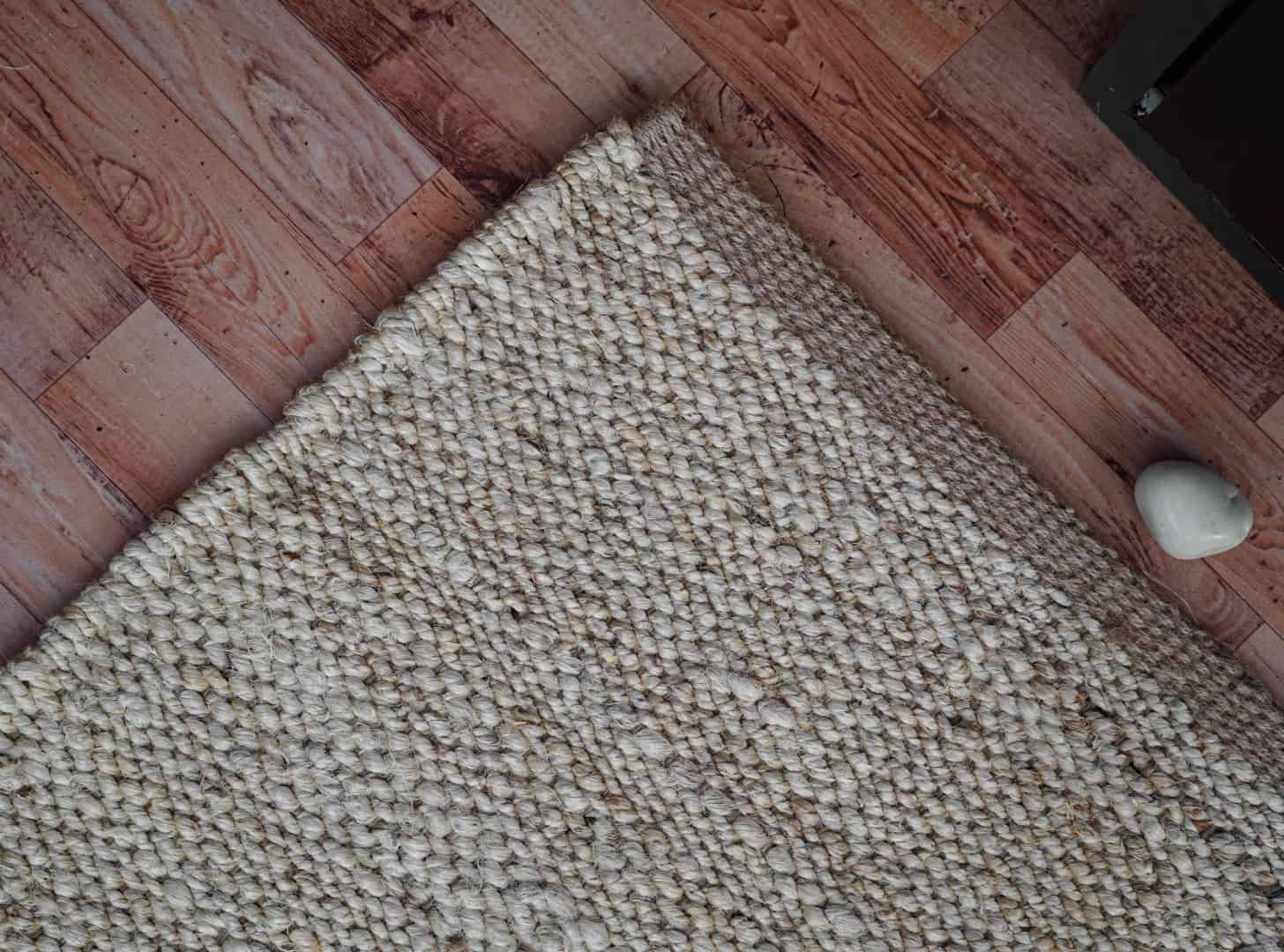 Handwoven Stair Hemp Rectangle Beige Jute Rug With White Color Hemp Large Area Jute Rug For Living Room Decor Rug Natural Fiber Hemp Tufted Hemp Rug Yoga Mat Rug  - Image 9