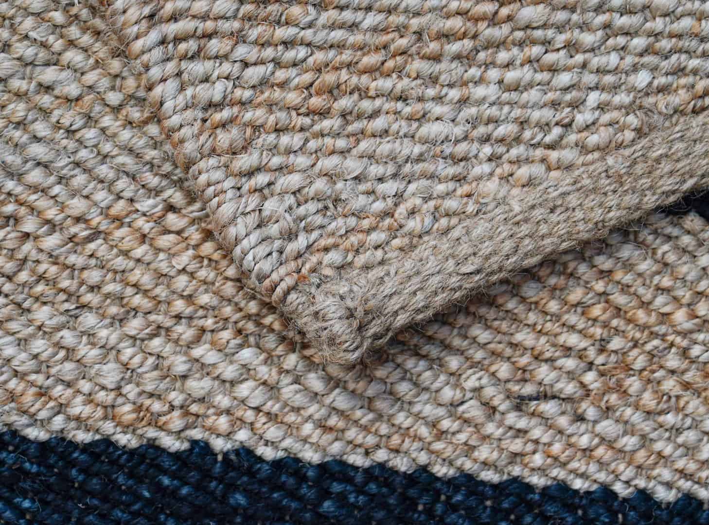 Handwoven Beige Stair Hemp Rug With Black Stripes Rug Bedside Rectangle Doormat Runner Rug Handloomed Yoga Hemp Rug For Living Decor Hemp Large Area Dhurrie Rug  - Image 12