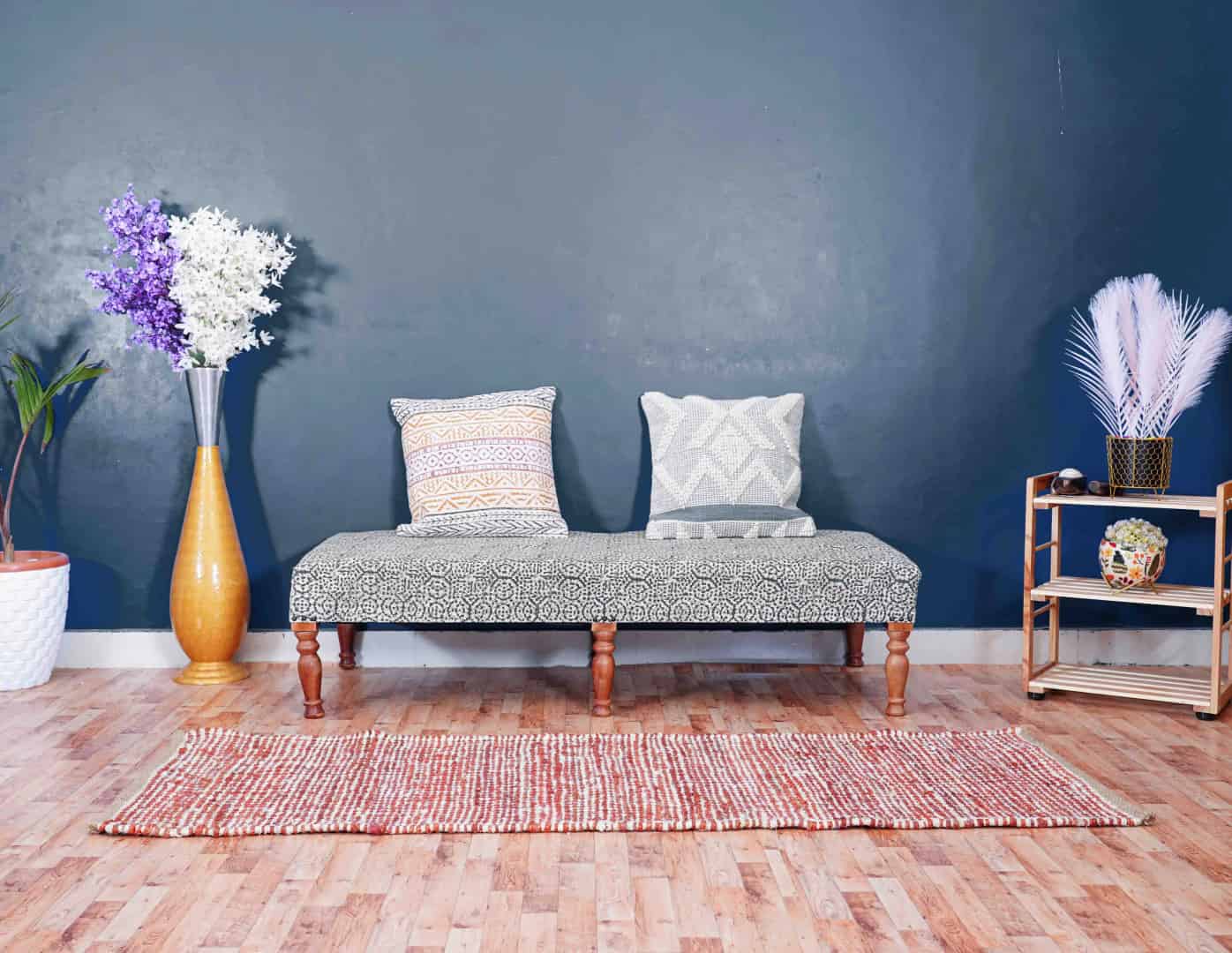 Indian Handmade Red And White Jute Hemp Runner Rug Yoga Mat Throw Carpet Handloom Hemp Jute Runner Rug Stair Decor Runner Decorative Rug Vintage Runner jute Rug  - Image 4