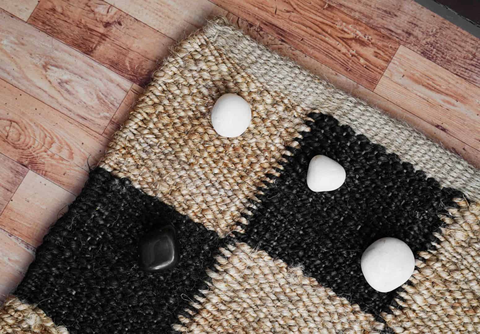 Indian Handmade Black And Beige Boxes Design Handwoven Hemp Stair Runner Rug for Hallway Extremely Long Runner Rug Large Area Jute Dhurrie Rug Vintage Jute Rug  - Image 8