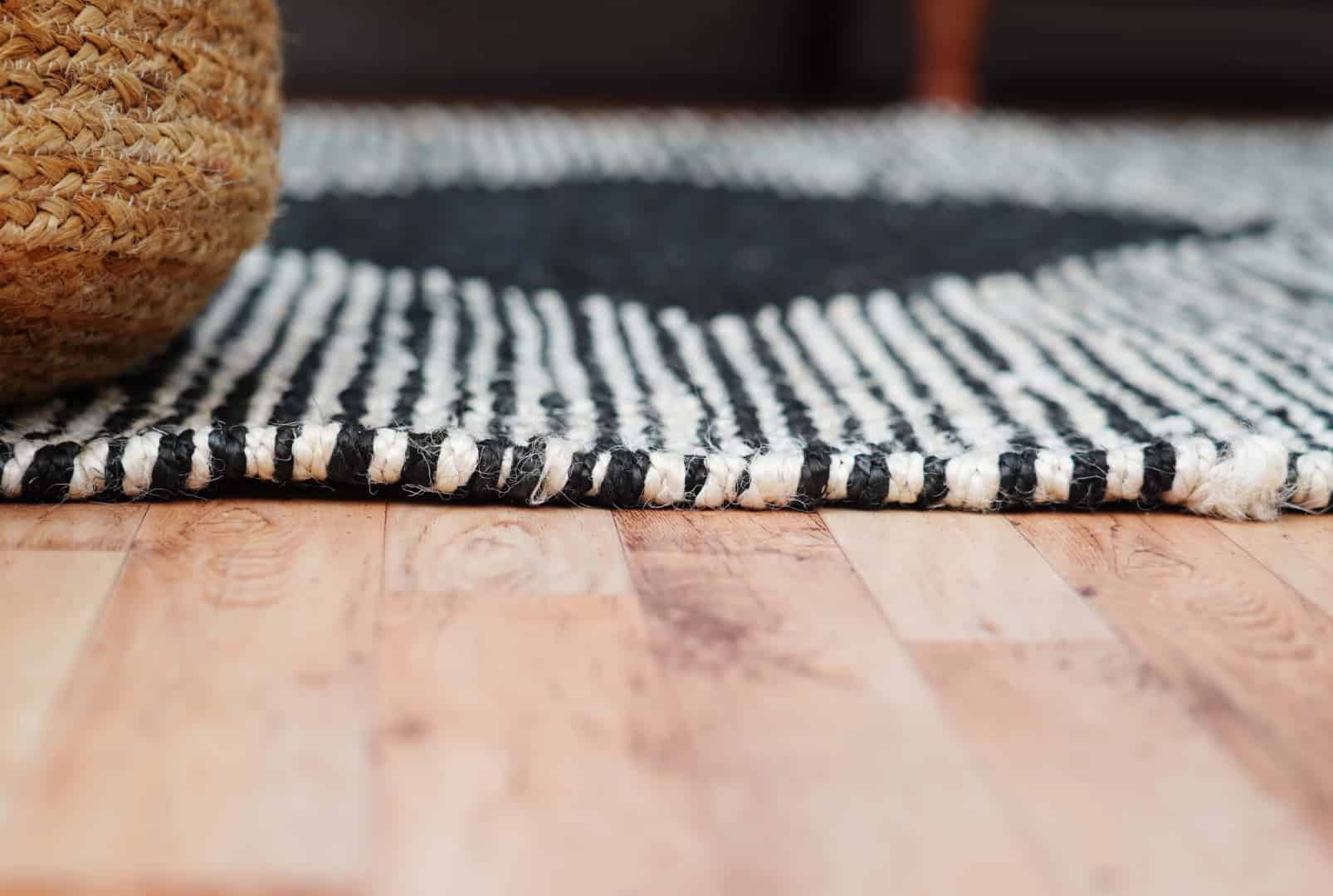 Hand Woven Black And White Hemp Jute Rug Rectangle Doormat Hemp Runner For Hallway Decor Hemp Runner Hemp Rug For Living Room Area Rug Vintage Large Decor Rug  - Image 10
