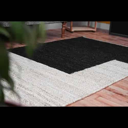 Handwoven Stair Hamp Rectangle Doormat Runner In Black And White Color Rug Runners For Hallway Extremely Long Runner Rug Hobo Decor Rug Vintage Large Rug Living Room Carpet Rug  - Image 5