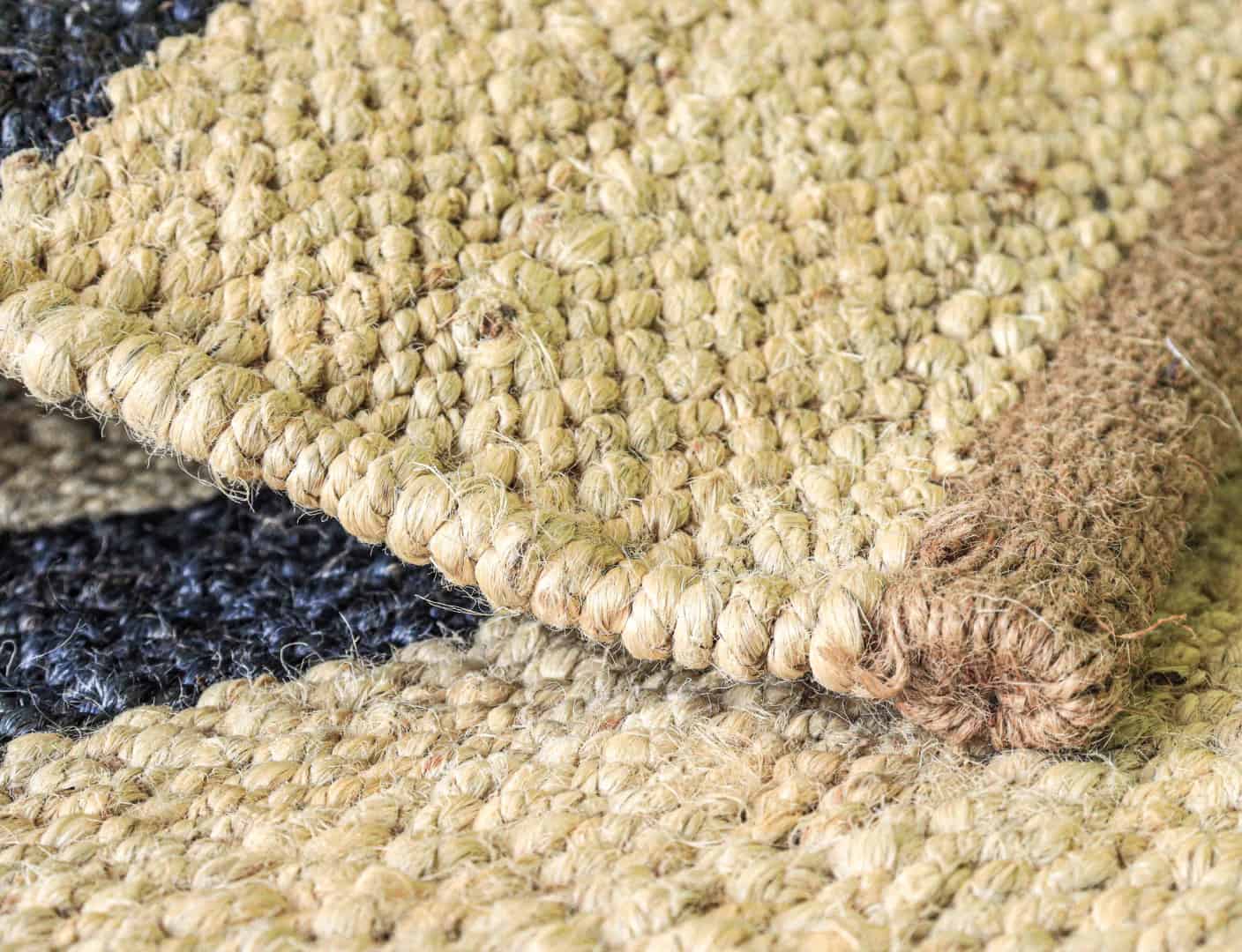 Indian Village Hand Weaving Off White Color With Navy Blue Strips Lines Room Decorating Runner Interier Style making Runner Lagre Area Runner Rug Vintage Hemp Jute Rug For Living Decor Kitchen Rug - Image 8