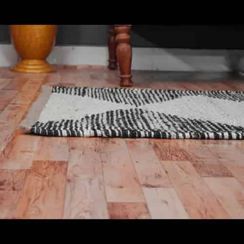 Hand Weaving White And Black Color Rectangle Doormat Runner Lagre Area Rug Vintage Hemp Jute Rug For Living Room Decor Rug Decorating Runner Interier Style making Hallway  - Image 7