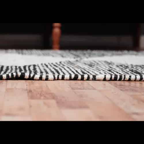 Hand Weaving White And Black Color Rectangle Doormat Runner Lagre Area Rug Vintage Hemp Jute Rug For Living Room Decor Rug Decorating Runner Interier Style making Hallway  - Image 11