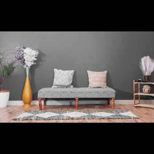 Hand Weaving White And Black Color Rectangle Doormat Runner Lagre Area Rug Vintage Hemp Jute Rug For Living Room Decor Rug Decorating Runner Interier Style making Hallway  - Image 6