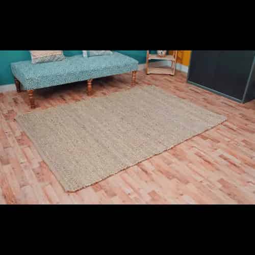 Hand Crafted Beige And Gree Color Lagre Area Retangle Rug Vintage Hemp Jute Rug For Living Room Decor Rug Decorating Room Rug   - Image 2
