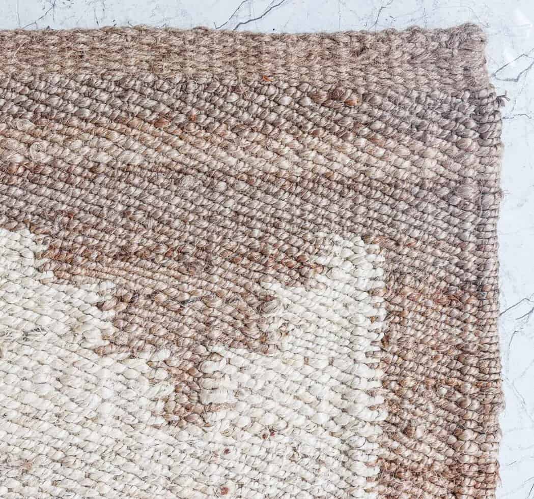 Costum Size Hemp Jute Runner Rug Beige With Off White Color Desing Rug Hand Crafted Jute Rug For Living Room And Kitchan Decor Rug Large Area Rug Vintage Rug  - Image 6