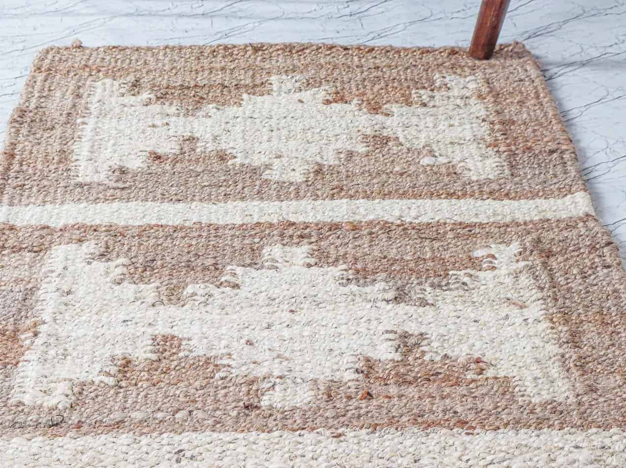 Costum Size Hemp Jute Runner Rug Beige With Off White Color Desing Rug Hand Crafted Jute Rug For Living Room And Kitchan Decor Rug Large Area Rug Vintage Rug  - Image 5