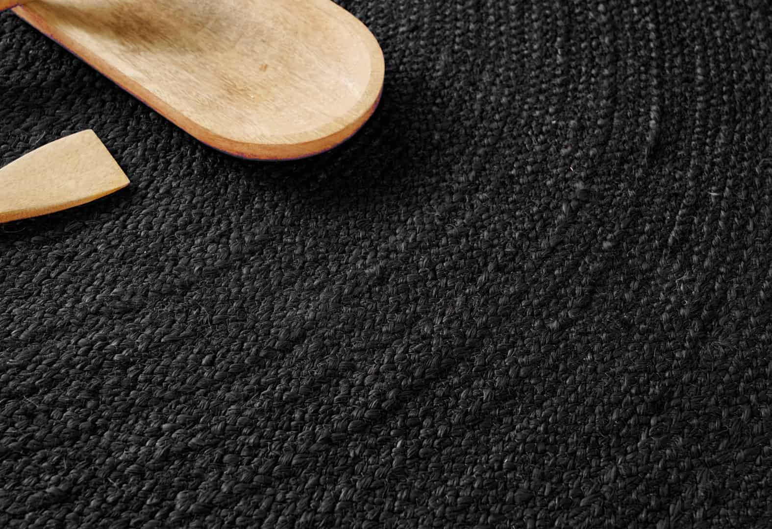 Indian Hand Braided Every Color Solid Oval Jute Rug - Image 5