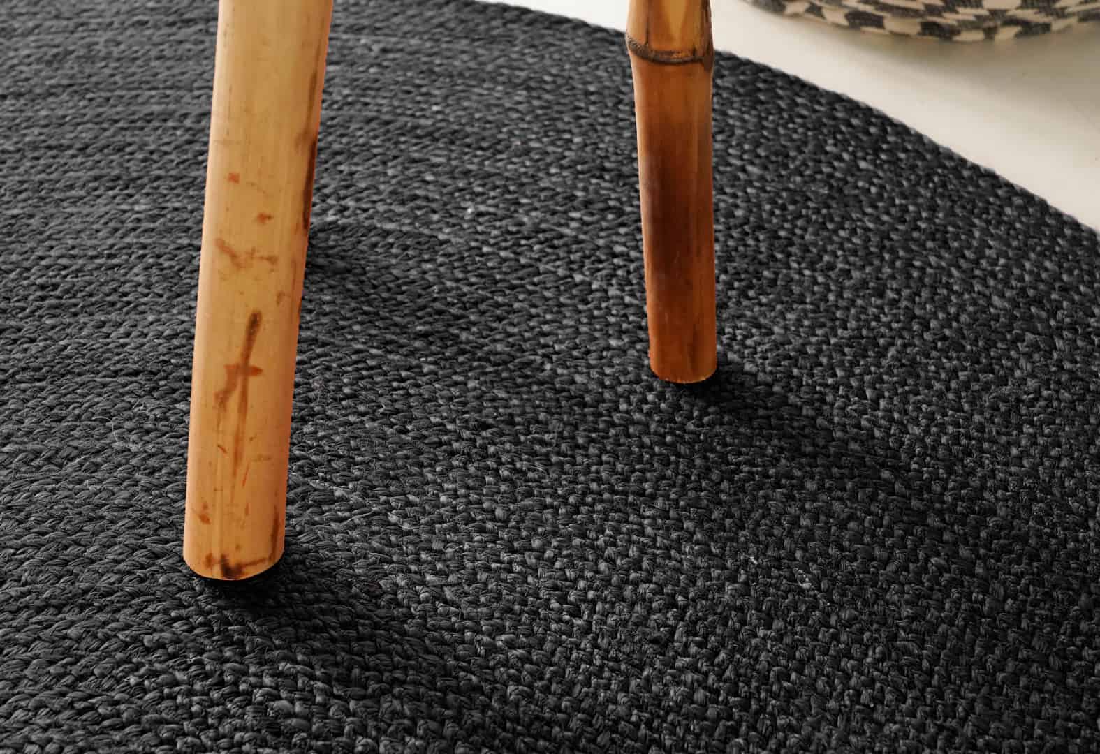 Indian Hand Braided Every Color Solid Oval Jute Rug - Image 7