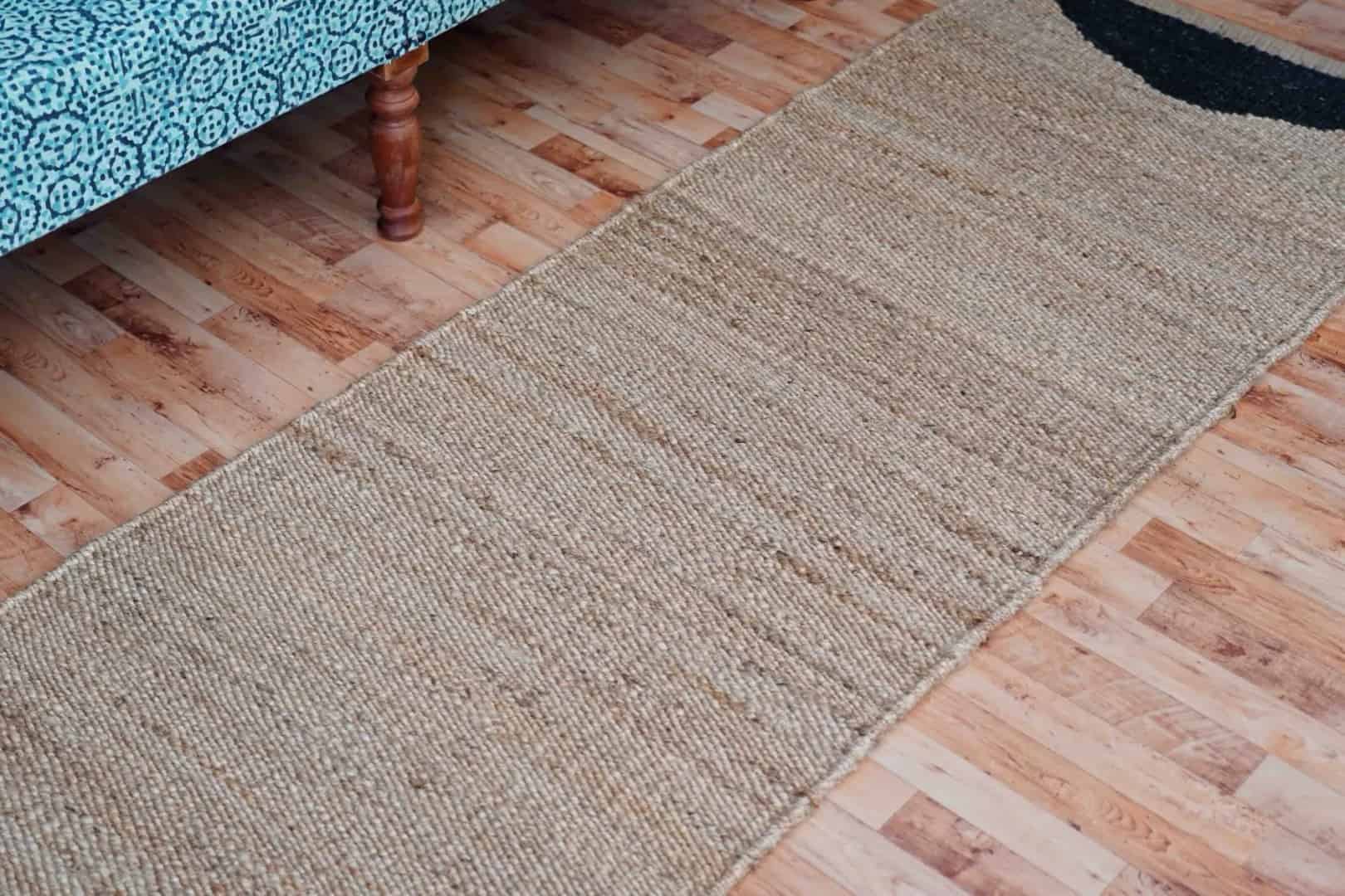 Hemp For Stair Decor Tufted Hemp Jute Rug Natural Fiber Hemp - Image 3