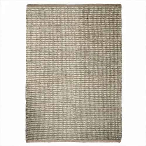 Vintage Hemp Jute Rug Large Area Dhurrie  - Image 1
