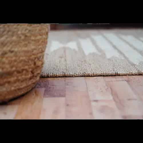 Traditional Hemp Jute Rug Handwoven Large Dhurrie Rug  - Image 4