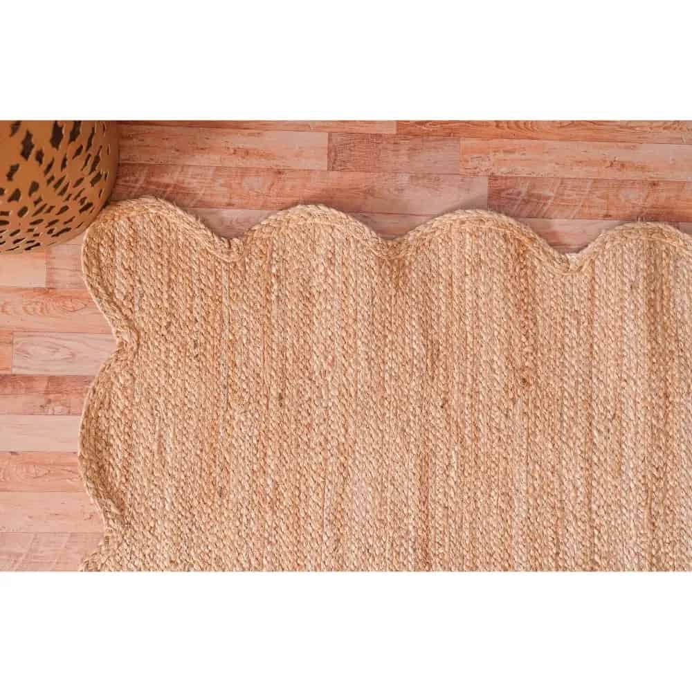 Beige Bliss Scoppled Jute Braided Rug - Image 8