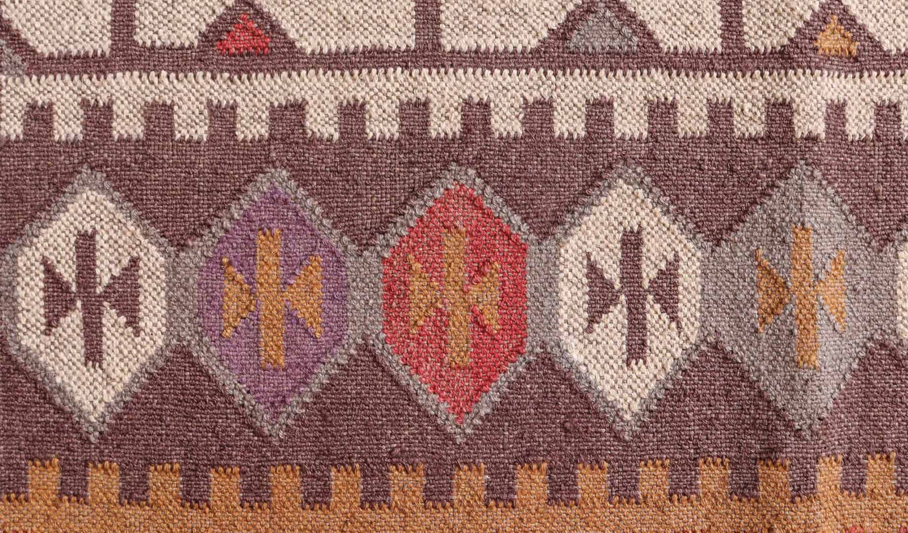 Multicolor Wool Jute Kilim Rug Handwoven Large Jute Dhurrie For Living Room And Kitchen Decor Rug  - Image 11