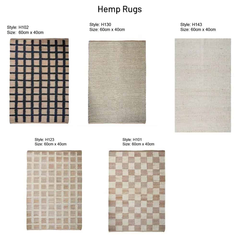 Jute Rug Pack of 15 including Braided and Hemp - Image 2