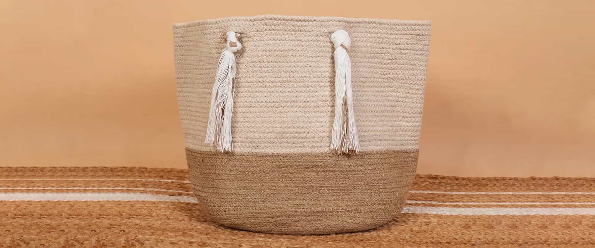 Natural jute bags by Chouhan Rugs