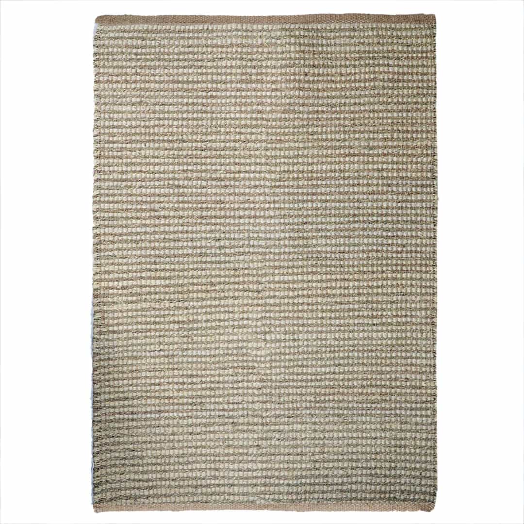 Indian Hand Loomed Hemp Jute Rug and Runner - Image 1