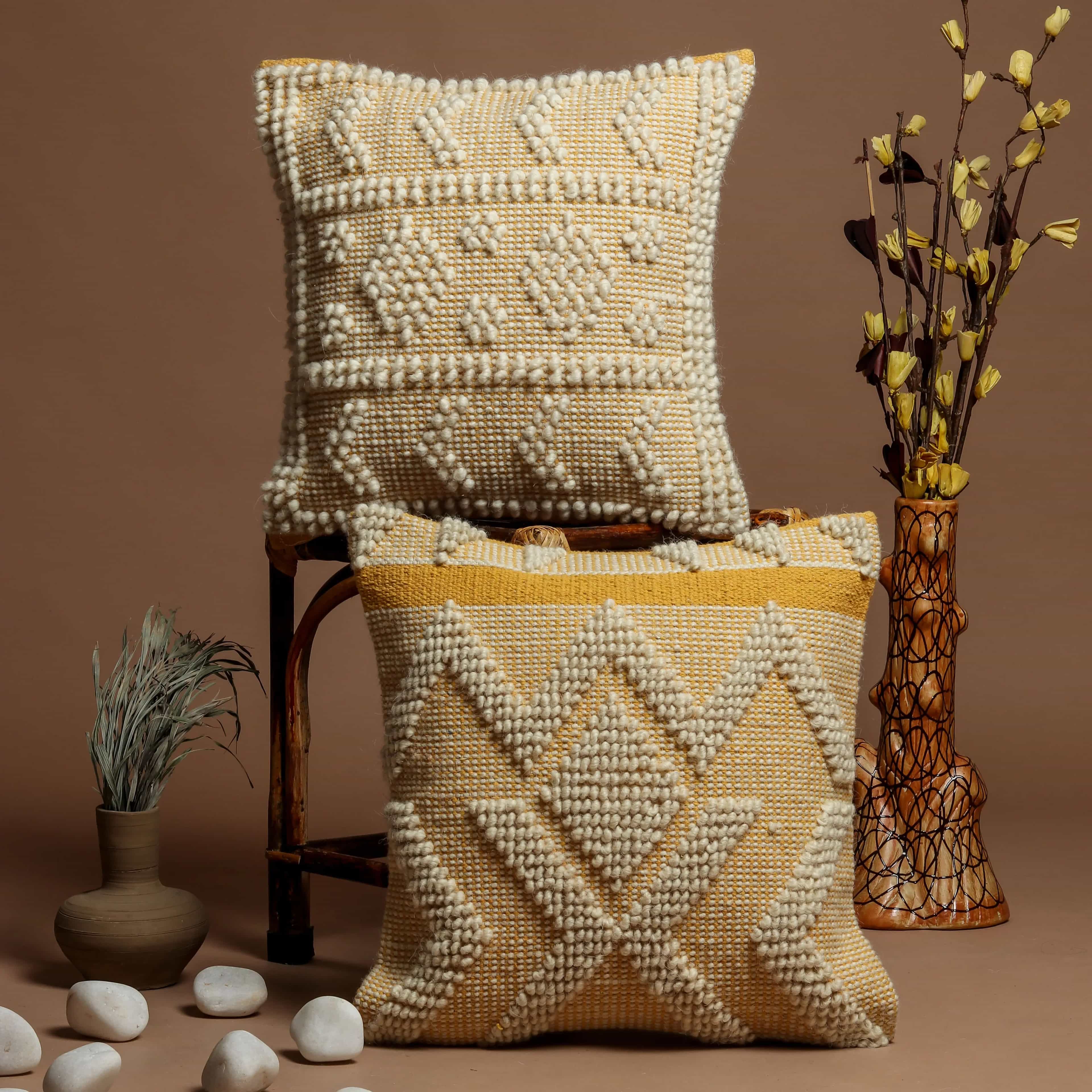 Shaggy sales cushion covers