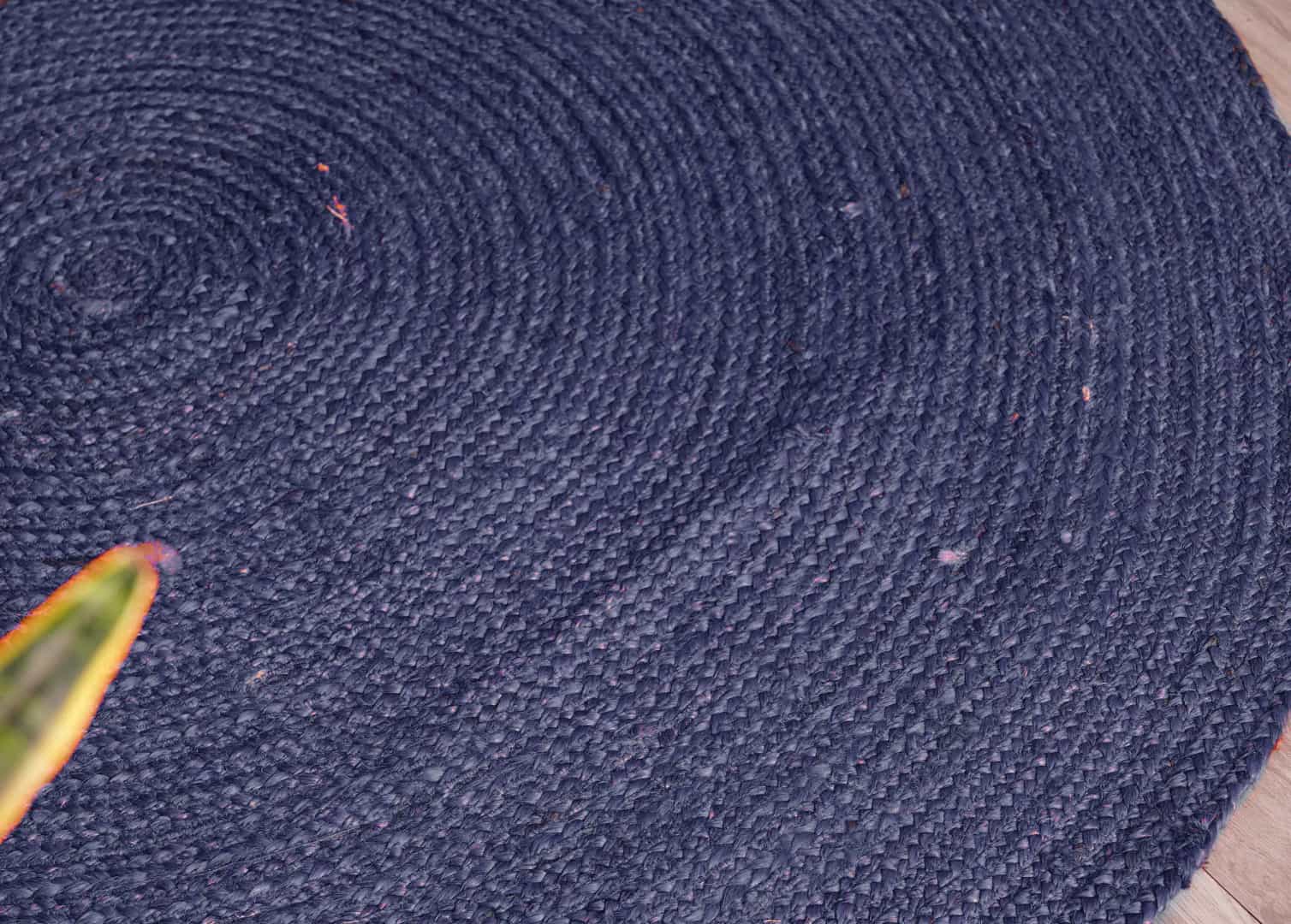 Eco Friendly Home Decor Bohemian Handmade Braided Custom Color Oval Jute Rug - Image 6