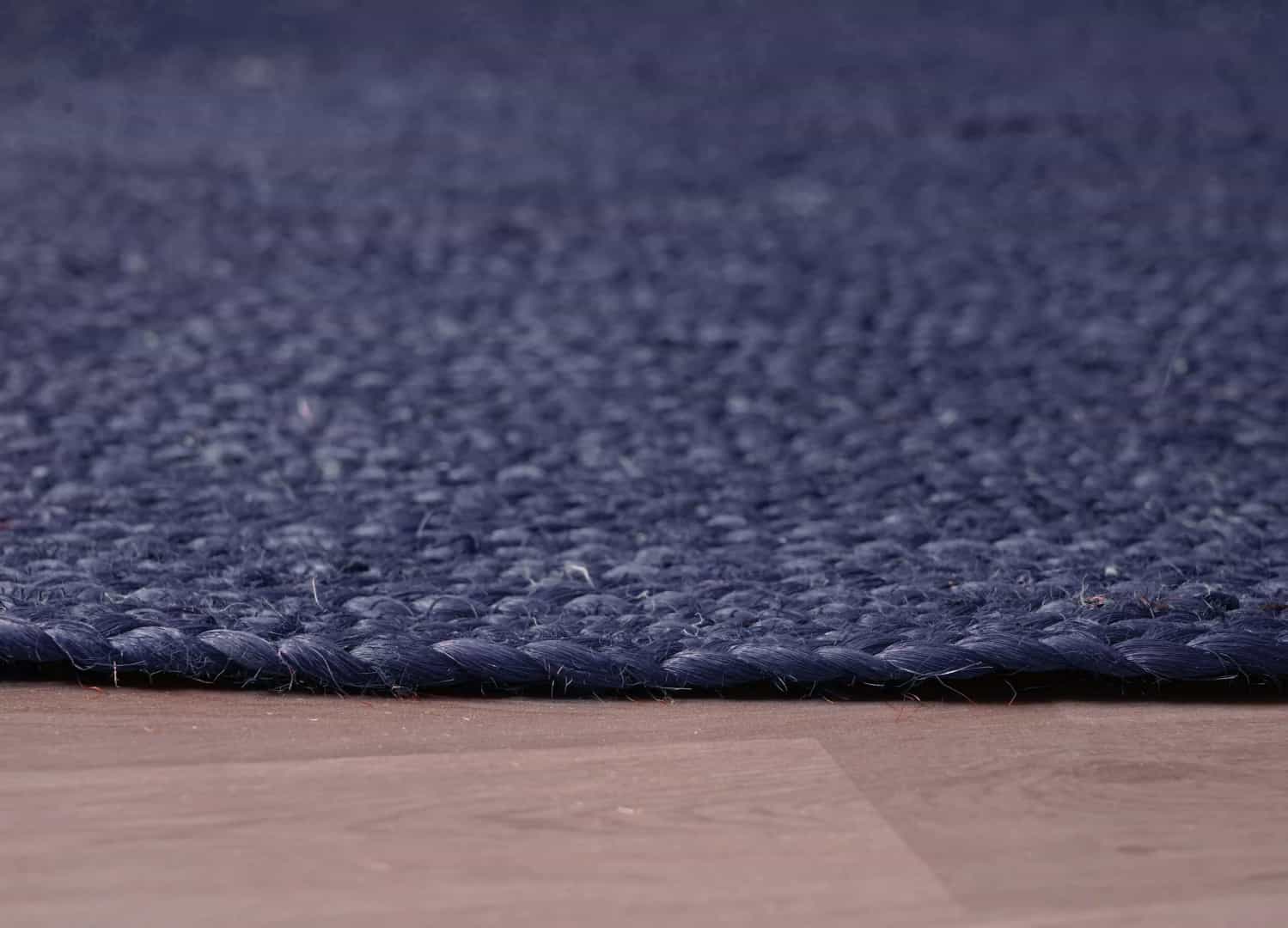 Eco Friendly Home Decor Bohemian Handmade Braided Custom Color Oval Jute Rug - Image 7