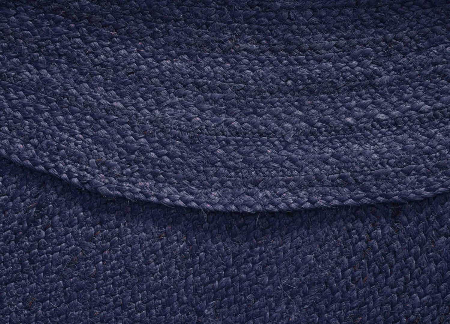 Eco Friendly Home Decor Bohemian Handmade Braided Custom Color Oval Jute Rug - Image 8