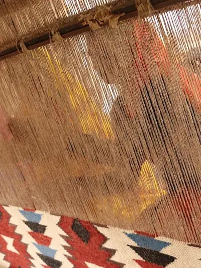 Artisan craft process at Chouhan Rugs