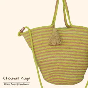 braided jute bags